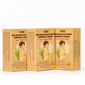 Herbal Turmeric Lemongrass Whitening Exfoliating <b>Soap</b> for Brightening Detoxifying and Odor Control - Product Image 4
