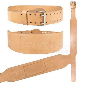 Cinturón de cuero premium para levantamiento de pesas, cinturón de gimnasio duradero para powerlifting y entrenamiento de fuerza. - Product Image 2