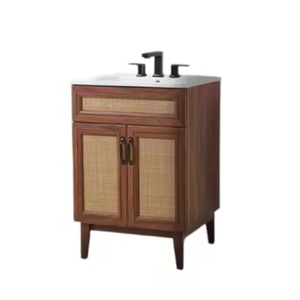 Lavabo de baño de madera maciza de teca con gabinete de almacenamiento Calidad superior a precio al por mayor Originario de Indonesia - Product Image 6