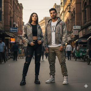 Sweat à capuche zippé pour homme personnalisé, effet usé, avec broderie sur le devant, style streetwear, sweat à capuche décontracté, fermeture éclair de qualité supérieure - Product Image 6