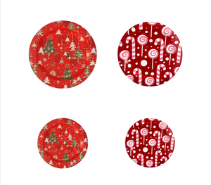 Assiettes en papier personnalisées, OEM, en vrac, usine directe du Cambodge, étiquette privée - Product Image 2