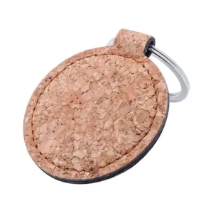Portachiavi Ecologici in Legno Netra, Gadget Portachiavi in Sughero - Product Image 2