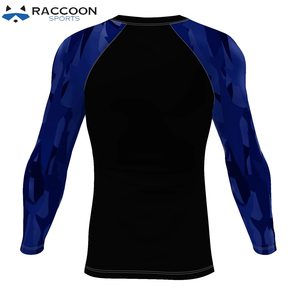 Maillot de compression à manches longues en polyester/spandex sublimé, séchage rapide, respirant, qualité supérieure, pour adultes, vente en gros - Product Image 2
