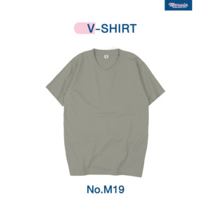 เสื้อยืดผ้าโพลีคอตตอนคอวีพิมพ์ลายตัวอักษรสีเอิร์ธโทน - Product Image 3