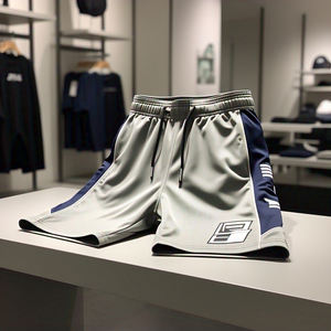 กางเกงขาสั้นบาสเก็ตบอลสำหรับผู้ชายกางเกงขาสั้นผ้าโพลีเอสเตอร์ลายตาข่ายแบบสตรีทสไตล์สตรีทแบบปรับแต่ง100% ได้สำหรับฤดูร้อน - Product Image 5