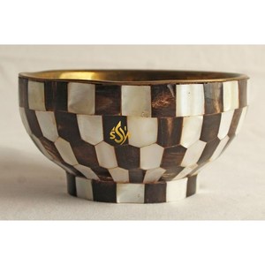 Cuenco de comida y vajilla para el hogar de forma redonda de nácar clásico, diseño de tendencia, cuenco para servir comida de hoteles de estilo japonés - Product Image 1