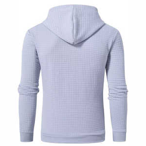 2025 Nueva Sudadera con capucha para hombre invierno transpirable con capucha de manga larga Color sólido Casual Sudadera con capucha para hombre - Product Image 2