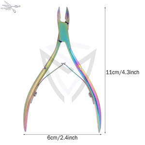 High Quality Stainless Steel Nail Clipper for Pedicure & Toes <b>Cuticle</b> <b>Cutter</b> & Pusher Nipper for Fingers & Toes - Product Image 4