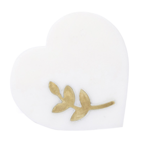 ที่รองแก้วหินอ่อนรูปหัวใจแบบทันสมัยแผ่นหินทนความร้อนคงที่/การออกแบบที่น่าพึงพอใจสำหรับการตกแต่งโต๊ะอาหารที่รัก - Product Image 5