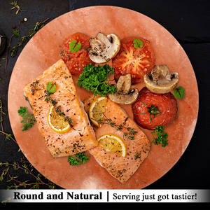 Plaques de cuisson de forme ronde de sel de l'Himalaya 4-5 kg Plaques de cuisson de forme ronde de sel rose de l'Himalaya naturel en gros - Product Image 3