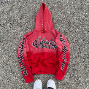 500gsm Finch Garment Acid Wash La mejor fabricación de ropa Bordado Sudadera con capucha 2025 Oversize Trendy Design Vintage Hoodie - Product Image 3