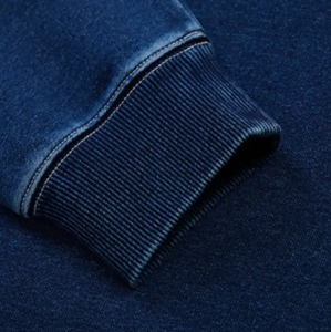 Sudaderas con capucha lavadas de alta calidad con bolsillo de canguro y logotipo personalizado para hombre - Product Image 5