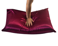 Vente d'usine – Taie d'oreiller de luxe 20x30 pouces en satin de soie pour cheveux et peau