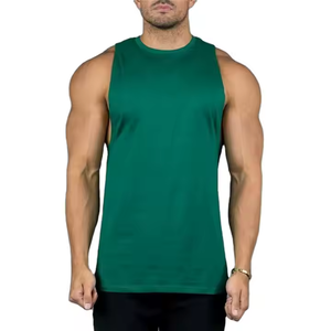 Camiseta sin Mangas de Punto Transpirable para Hombre, Ropa Deportiva Holgada para Gimnasio y Entrenamiento, Estilo Casual de Talla Grande - Product Image 3