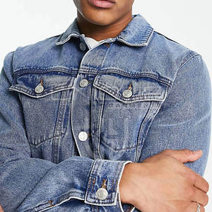 แจ็กเก็ตยีนส์แขนยาวของผู้ชายเสื้อแจ็คเก็ตยีนส์สำหรับฤดูหนาวสินค้าผลิตใหม่ - Product Image 3