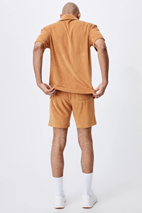 Conjunto de Camiseta y Pantalones Cortos Transpirables para Hombre, Verano, Color Sólido, Dos Piezas, 100% Algodón, Ropa de Moda de Alta Calidad - Product Image 2