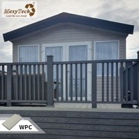 Planches de terrasse en composite bois de style moderne pour applications extérieures