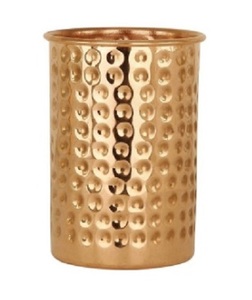 Pure Copper <b>Mug</b> Latest Design Glossy Polished Hammered <b>Mug</b> <b>with</b> Thin <b>Handle</b> Drinkware at Affordable - Product Image 5