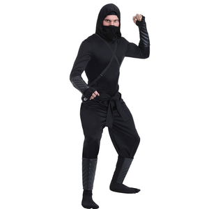 ชุดนินจาสำหรับเล่นกีฬาแบบลำลอง ทั้งในร่มและกลางแจ้ง ชุด 2 ชิ้น สำหรับศิลปะการต่อสู้ แบบยูนิเซ็กส์ สำหรับผู้ใหญ่ ผลิตจากโพลีเอสเตอร์/คอตตอน สไตล์โมเดิร์น ด้านหน้าแบบรัดเร็ว - Product Image 3