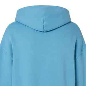 Sudadera con capucha de invierno de algodón francés de peso pesado para hombre, diseño de hombro caído de gran tamaño de alta calidad, bordado 100% algodón liso, 2 uds. - Product Image 3