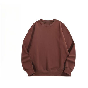 เสื้อสเวตเตอร์ผ้าฟลีซแบบสวมหัวทรงโอเวอร์ไซส์แบบใหม่สำหรับฤดูใบไม้ร่วงกำหนดโลโก้ได้ตามต้องการของ2025 - Product Image 4