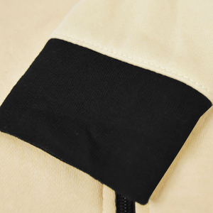 Chaquetas Unisex Ligeras Personalizadas con Bolsillos en las Manos, Chaquetas Bomber Personalizadas de Poliéster Teñido en Color Beige para Hombre - Product Image 6