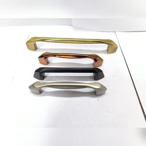 Poignées de meubles en alliage de zinc doré et argenté durables, quincaillerie de cuisine, boutons de porte, commode de chambre à coucher, villa extérieure - Product Image 3