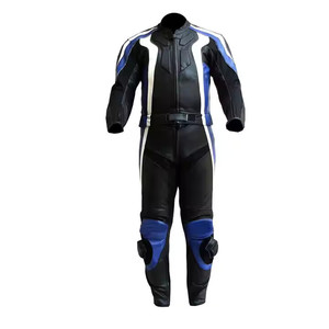 Meilleure vente combinaison de moto en cuir véritable nouveau dernier style course hommes combinaisons de moto en cuir à vendre fabriqué au Pakistan - Product Image 2