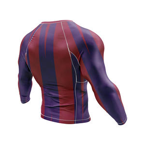 Maillot de sport de compression pour homme Wear 4 Games, impression par transfert thermique personnalisée, extensible dans les quatre sens, séchage rapide, 100% polyester, manches longues - Product Image 6