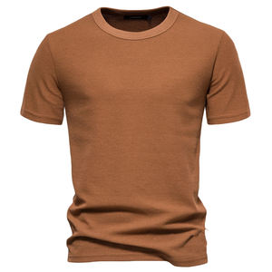 Camisetas con logotipo personalizado para hombre, camisetas de manga corta con cuello redondo y Jersey sólido informal a la moda, camisetas - Product Image 5