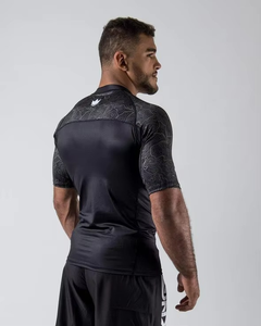 2023 Latest Short Sleeve Men's Rash Guards Custom Colors with Protection Printed Technique for Running Clothes - Product Image 3