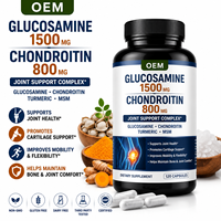 OEM Glucosamin 1500 Chondroitin 800 Nahrungsergänzungsmittel Glucosamin Chondroitin Kurkuma MSM Kapseln für Gelenkpflege und Gesundheit