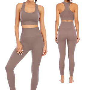 Ropa deportiva de tela más popular, conjuntos de entrenamiento para mujeres, transpirable, el mejor producto, ropa de gimnasio, conjuntos para mujeres - Product Image 5