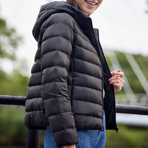 "Abrigo acolchado ligero para mujer con relleno de plumón a prueba de viento y acogedor" - Product Image 2