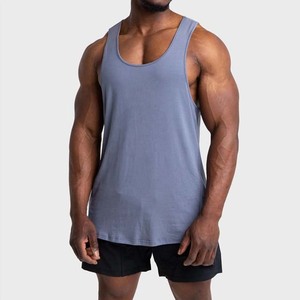 2025 OEM 100% Cotton Custom Stringer Tank Tops Gym <b>Men</b> Wholesale Sports <b>Vest</b> Running <b>White</b> Tank Tops In Wholesale Price - Product Image 6