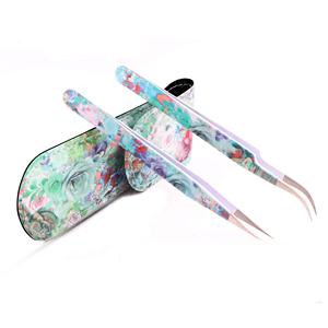 ชุดกระเป๋าหนังแฮนด์เมดสุดหรูสำหรับแหนบขนตาชุดอุปกรณ์ต่อขนตาแบบมืออาชีพ - Product Image 5