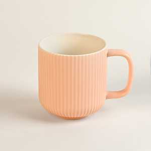 ชุดแก้วกาแฟลายกุหลาบแบบมีหูจับ ทำจากเซรามิกเนื้อละเอียด ทนความร้อน ใช้กับไมโครเวฟและเครื่องล้างจานได้ ดีไซน์เรียบง่ายสไตล์ตะวันตก เหมาะสำหรับเป็นของขวัญ - Product Image 1