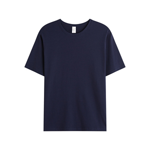 Fabricant de t-shirts unisexe coupe régulière solide bleu marine t-shirts personnalisés Pritings T-shirt pour hommes - Product Image 1