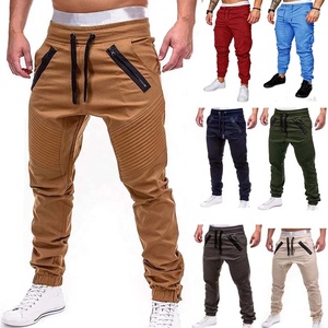 Pantalons cargo de style nouveau, vente en gros, style personnalisé, coton de haute qualité, 100%, 6 poches, pantalon cargo uni avec cordon de serrage pour hommes - Product Image 1