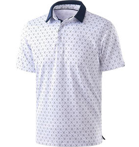 OEM personalizado 100% algodón para Polo diseño de patrón sólido uniforme de punto ropa para ropa informal de los hombres - Product Image 1