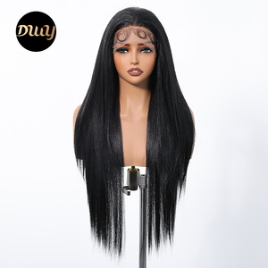 Perruque Lace Frontale DWY Longue 13x6, Cheveux Vierges Pré-Pluckés, Dentelle Transparente, Dentelle Frontale Extensible de 6 Pouces, 36 Pouces Extensible - Product Image 4