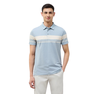 เสื้อกอล์ฟผู้ชายสไตล์ลำลอง ผ้าฝ้าย ยืดได้สี่ทิศทาง ระบายอากาศได้ดี สีพื้น แห้งเร็ว และควบคุมความชื้น - Product Image 2