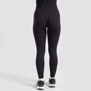 Leggings en tricot extensible noir BodyBounce - Product Image 3