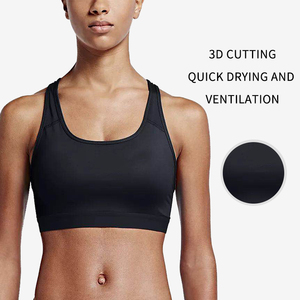 Soutien-gorge de sport asymétrique à soutien élevé pour l'entraînement de gymnastique licou dos nu sans couture épaule unique coussin amovible avant grande taille - Product Image 2