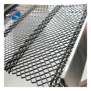 anti-blocking screen self-cleaning screen mesh steel wire mesh vibrating screen stainless steel quarry mining mesh