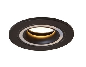 Skip Moon GU10 Anello retroilluminato nero rotondo da incasso (Jueric 10688) - Product Image 1