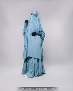 Vêtements islamiques de haute qualité, conçus sur mesure, vêtements modestes pour les femmes musulmanes, fournisseur de jilbab en gros de qualité supérieure, mode simple - Product Image 5