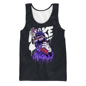 Custom Made High Quality Men's <b>Tank</b> <b>Top</b> Breathable Sports Wear with Printed Design - Product Image 3