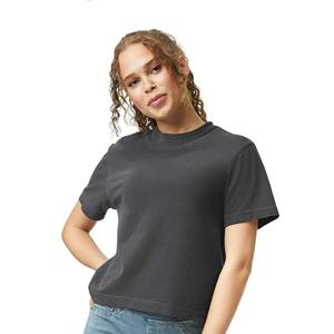 Venta caliente Mujeres Camisetas en blanco O-cuello de manga corta Camisetas sólidas 100% Algodón de secado rápido Liso O-cuello en blanco Camisetas de gran tamaño - Product Image 1