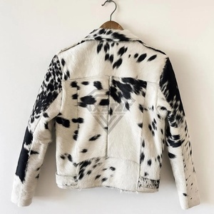 แจ็คเก็ตหนังแท้ขนวัวสำหรับผู้ชาย ปี 2025 เสื้อแจ็คเก็ตหนาสำหรับฤดูหนาว ระบายอากาศได้ดี สไตล์สตรีทแวร์ แจ็คเก็ตขนวัวแนวสตรีท - Product Image 6